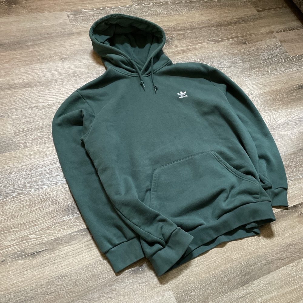 Green Adidas Originals hoodie